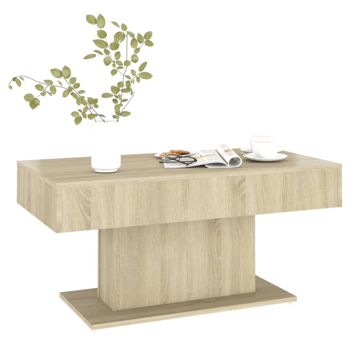 vidaXL Τραπεζάκι Σαλονιού Sonoma Δρυς 96 x 50 x 45 εκ. από Μοριοσανίδα