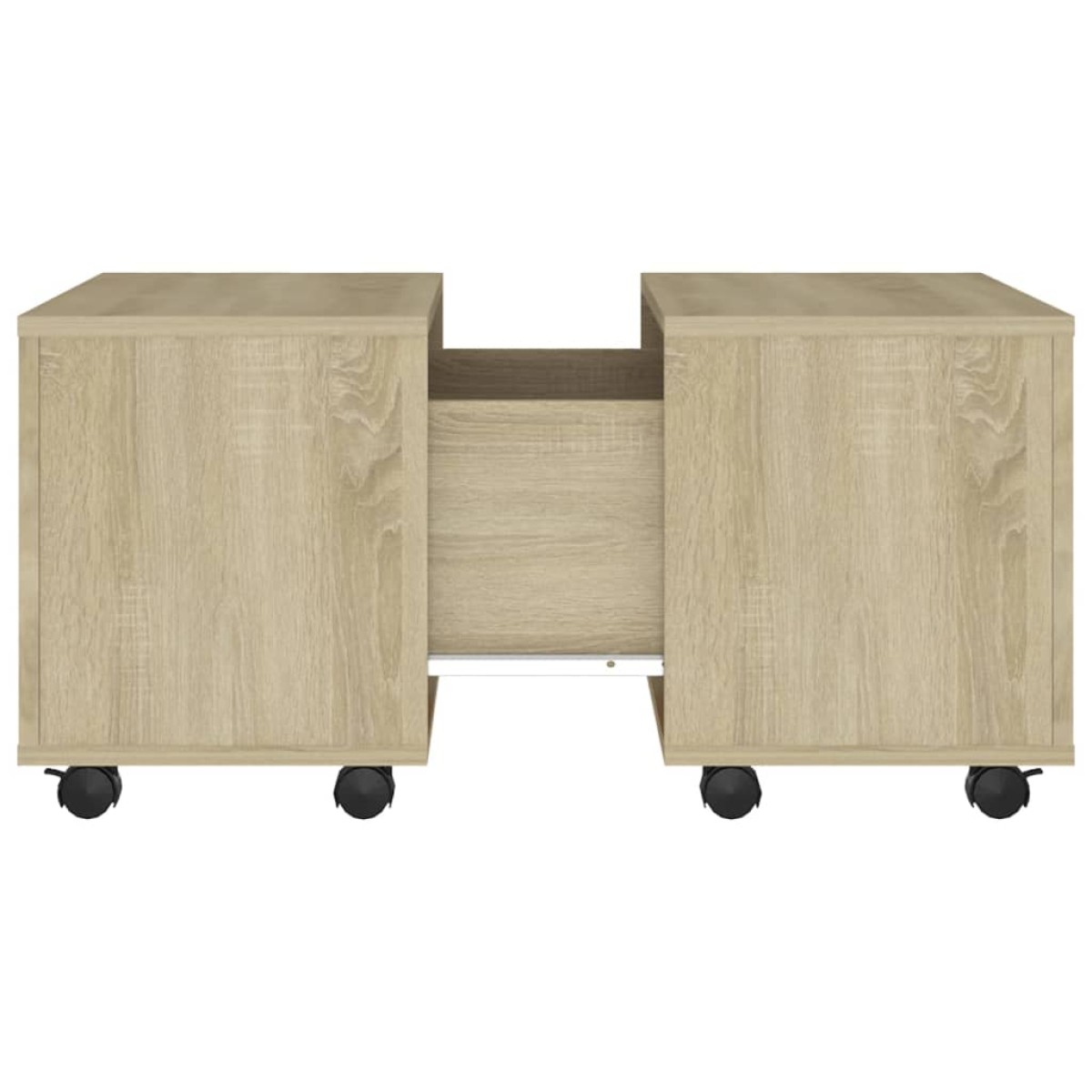 vidaXL Τραπεζάκι Σαλονιού Sonoma Δρυς 60 x 60 x 38 εκ. από Μοριοσανίδα