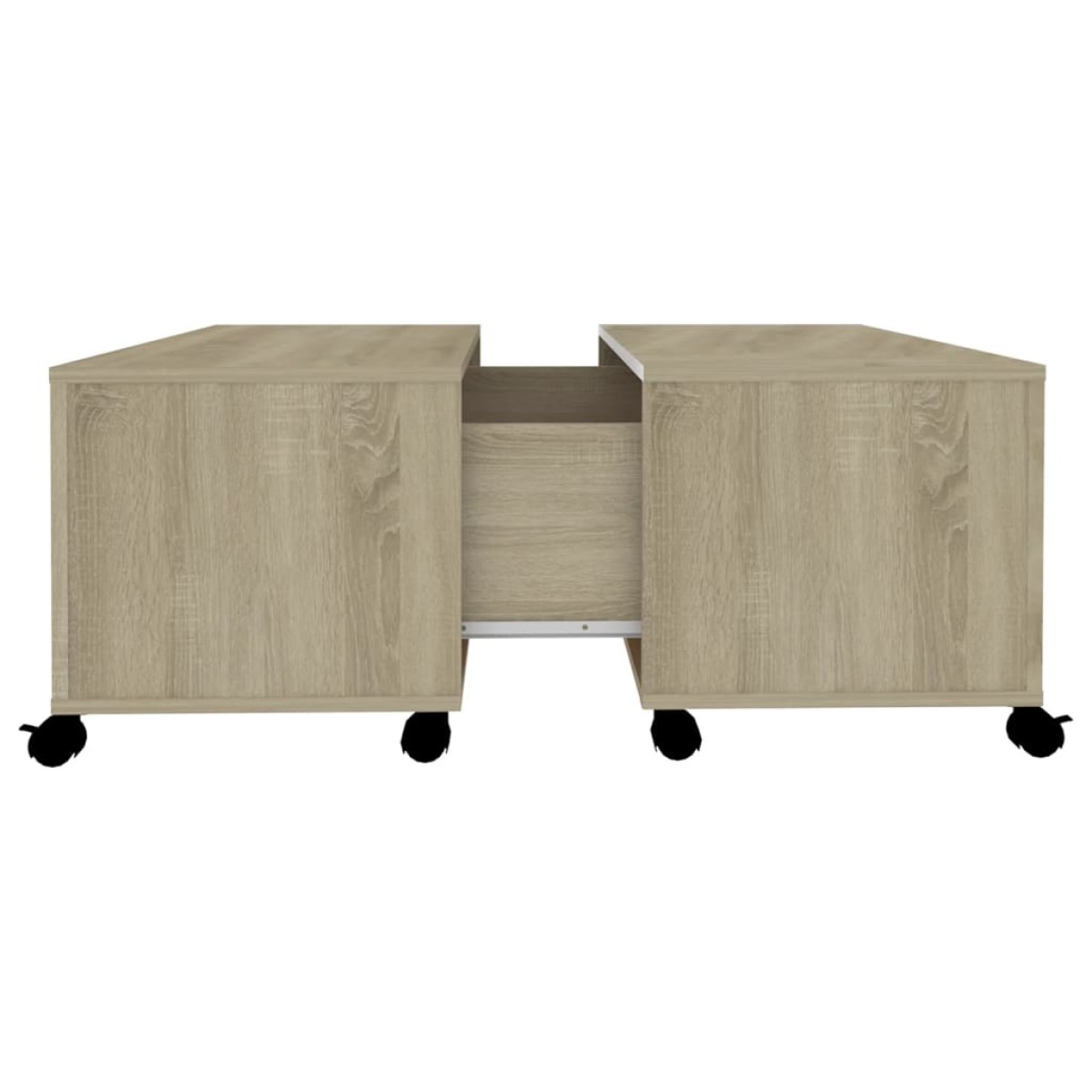 vidaXL Τραπεζάκι Σαλονιού Sonoma Δρυς 75 x 75 x 38 εκ. από Μοριοσανίδα