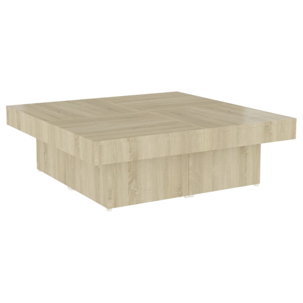 vidaXL Τραπεζάκι Σαλονιού Sonoma Δρυς 90x90x28 εκ. Μοριοσανίδα