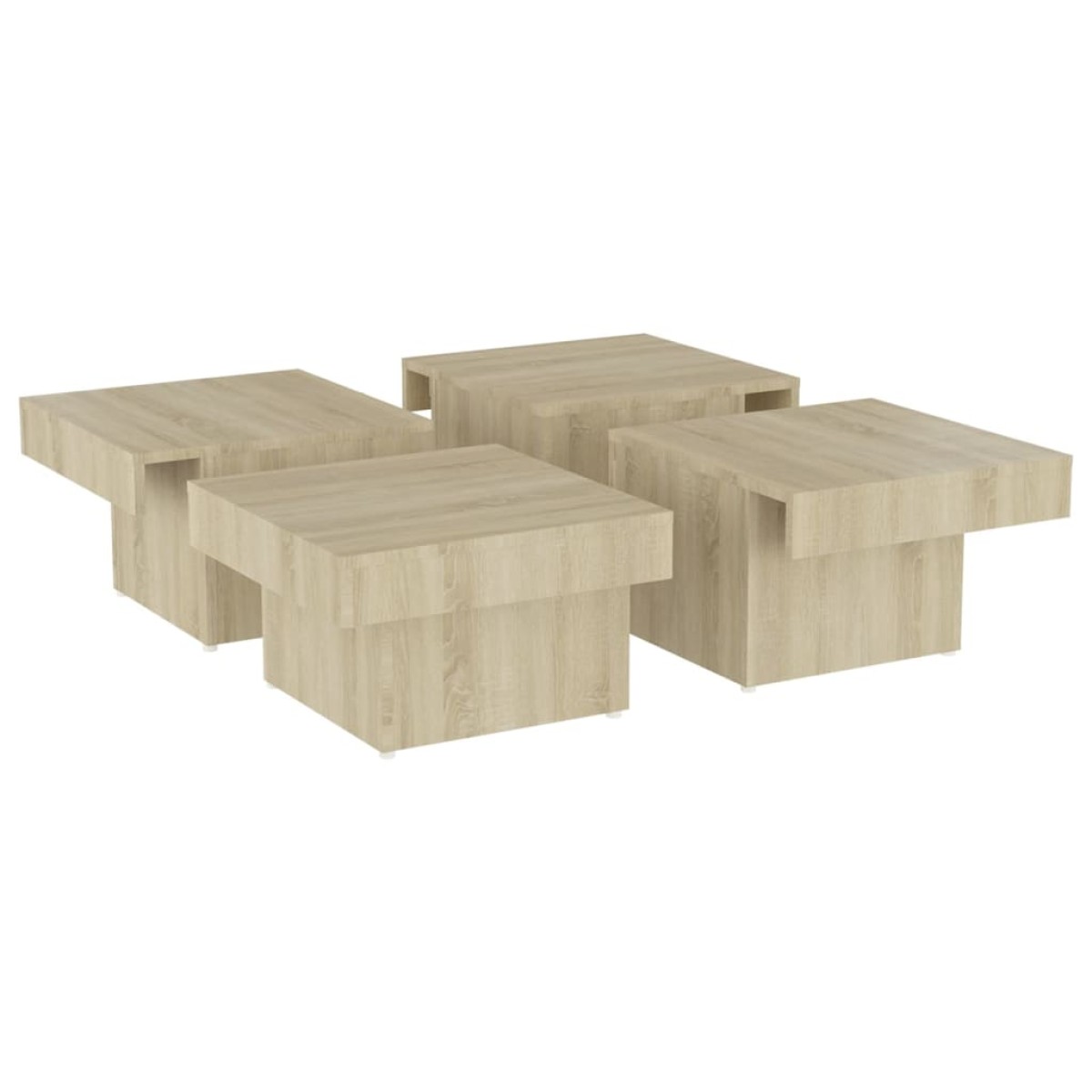 vidaXL Τραπεζάκι Σαλονιού Sonoma Δρυς 90x90x28 εκ. Μοριοσανίδα