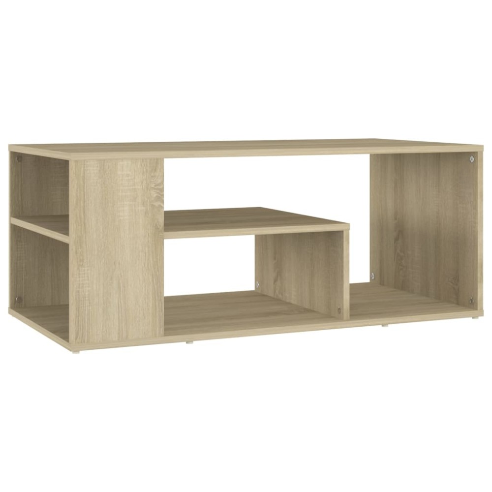 vidaXL Τραπεζάκι Σαλονιού Sonoma Δρυς 100x50x40 εκ. Επεξεργασμένο Ξύλο