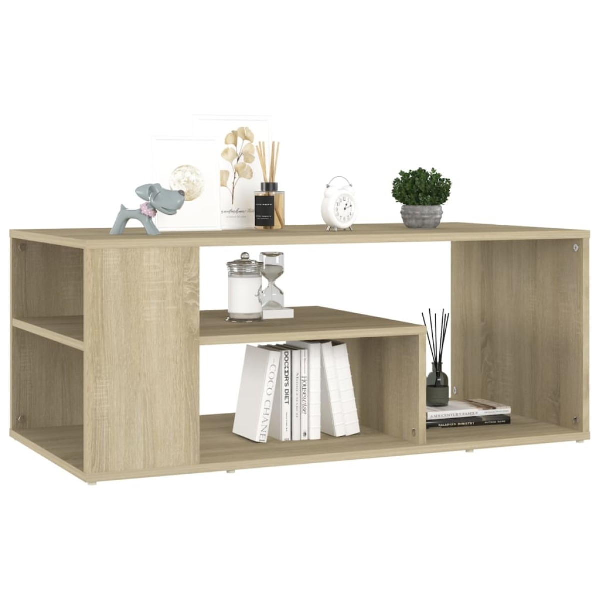 vidaXL Τραπεζάκι Σαλονιού Sonoma Δρυς 100 x 50 x 40 εκ. Μοριοσανίδα