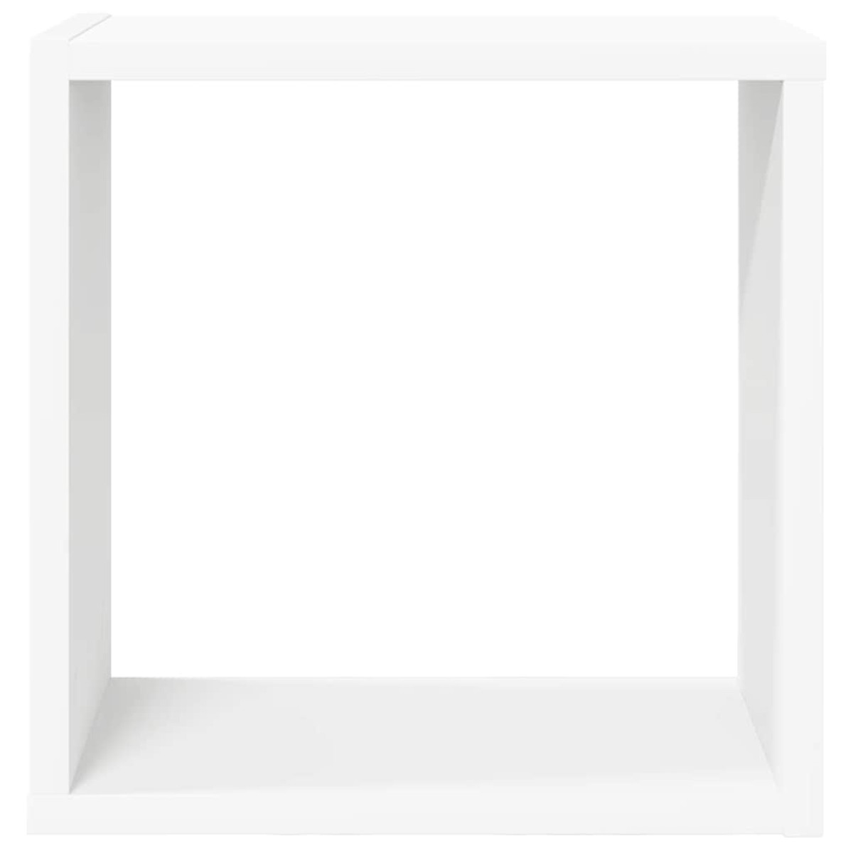 vidaXL Ράφια Κύβοι Τοίχου 2 τεμ. Λευκά 30 x 15 x 30 εκ. από MDF