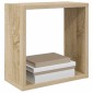 vidaXL Ράφια Κύβοι Τοίχου 2 τεμ. Sonoma Δρυς 30 x 15 x 30 εκ.