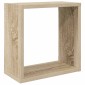 vidaXL Ράφια Κύβοι Τοίχου 2 τεμ. Sonoma Δρυς 30 x 15 x 30 εκ.