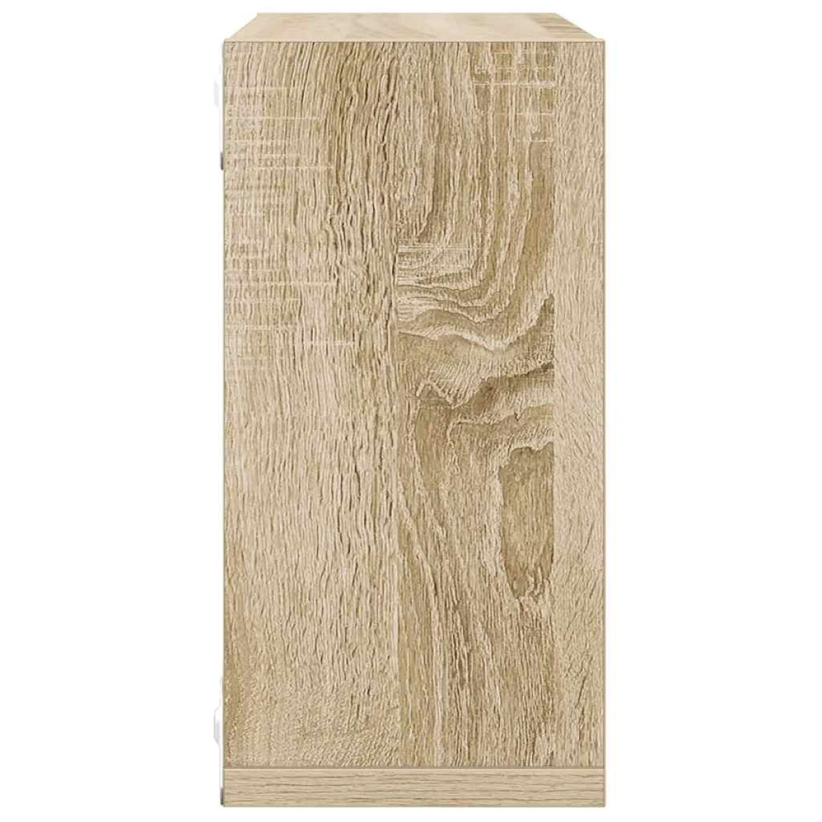 vidaXL Ράφια Κύβοι Τοίχου 2 τεμ. Sonoma Δρυς 30 x 15 x 30 εκ.