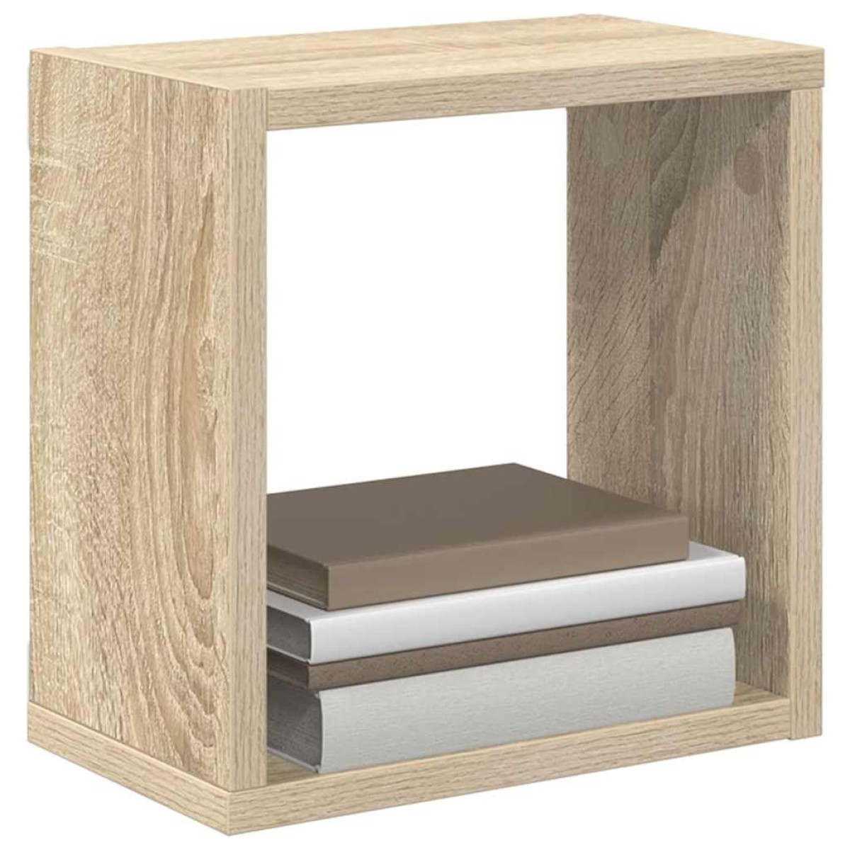 vidaXL Ράφια Κύβοι Τοίχου 2 τεμ. Sonoma Δρυς 26 x 15 x 26 εκ.