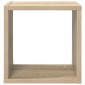 vidaXL Ράφια Κύβοι Τοίχου 2 τεμ. Sonoma Δρυς 26 x 15 x 26 εκ.