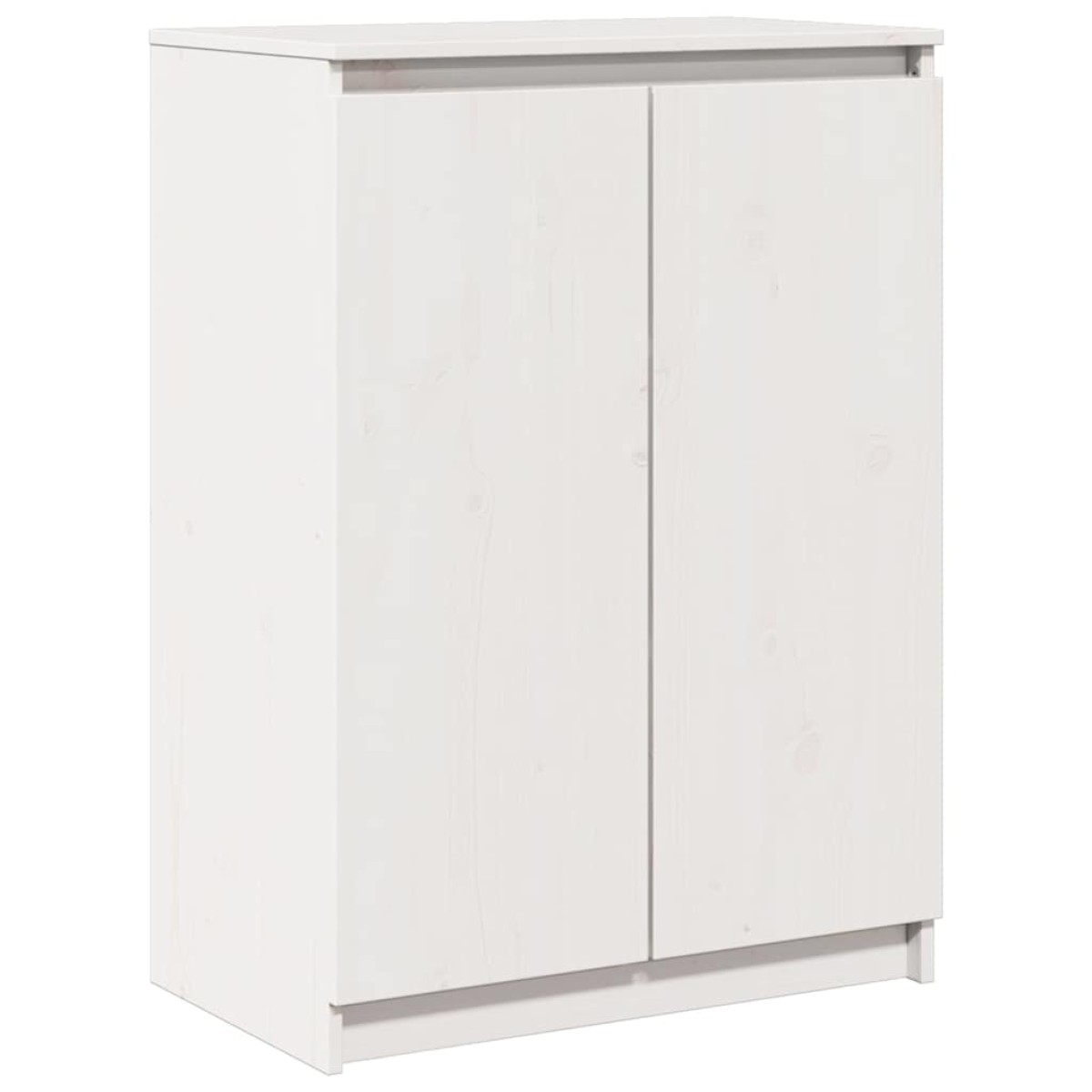 vidaXL Ντουλάπι Λευκό 60 x 36 x 84 εκ. από Μασίφ Ξύλο Πεύκου