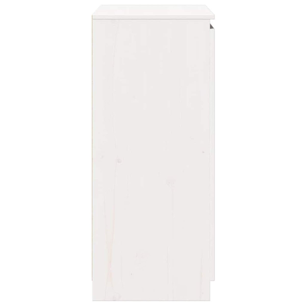 vidaXL Ντουλάπι Λευκό 60 x 36 x 84 εκ. από Μασίφ Ξύλο Πεύκου