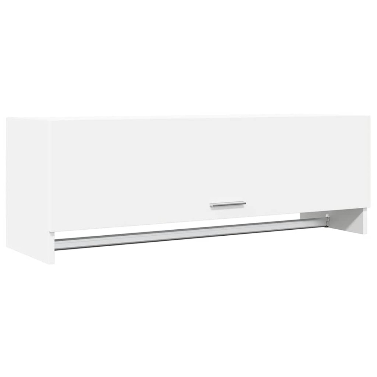 vidaXL Ντουλάπα Λευκή 100 x 32,5 x 35 εκ. από Μοριοσανίδα