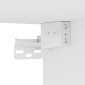 vidaXL Ντουλάπα Λευκή 70 x 32,5 x 35 εκ. από Μοριοσανίδα