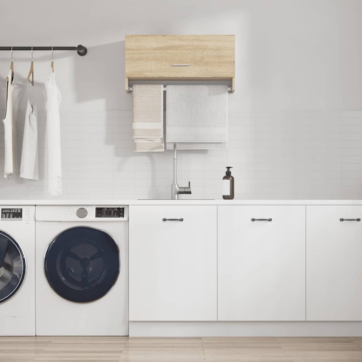 vidaXL Ντουλάπα Sonoma Δρυς 70 x 32,5 x 35 εκ. από Μοριοσανίδα