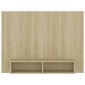 vidaXL Έπιπλο Τηλεόρασης Τοίχου Sonoma Δρυς 120x23,5x90εκ. Μοριοσανίδα