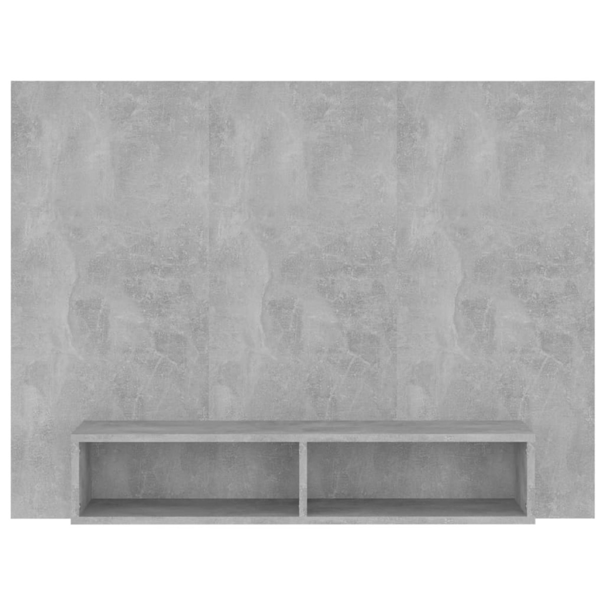 vidaXL Έπιπλο Τηλεόρασης Τοίχου Γκρι Σκυρ. 120x23,5x90 εκ. Μοριοσανίδα