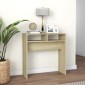 vidaXL Τραπεζάκι Κονσόλα Sonoma Δρυς 78x30x80 εκ. από Μοριοσανίδα
