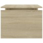 vidaXL Τραπεζάκι Σαλονιού Sonoma Δρυς 68 x 50 x 38 εκ. από Μοριοσανίδα
