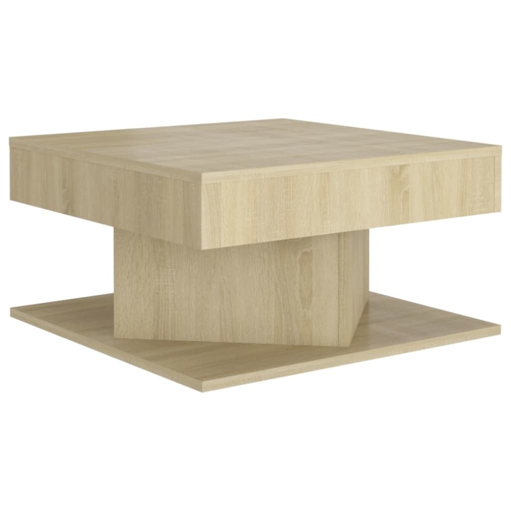 vidaXL Τραπεζάκι Σαλονιού Sonoma Δρυς 57 x 57 x 30 εκ. από Επεξ. Ξύλο