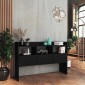 vidaXL Μπουφές Μαύρος 105 x 30 x 70 εκ. από Μοριοσανίδα