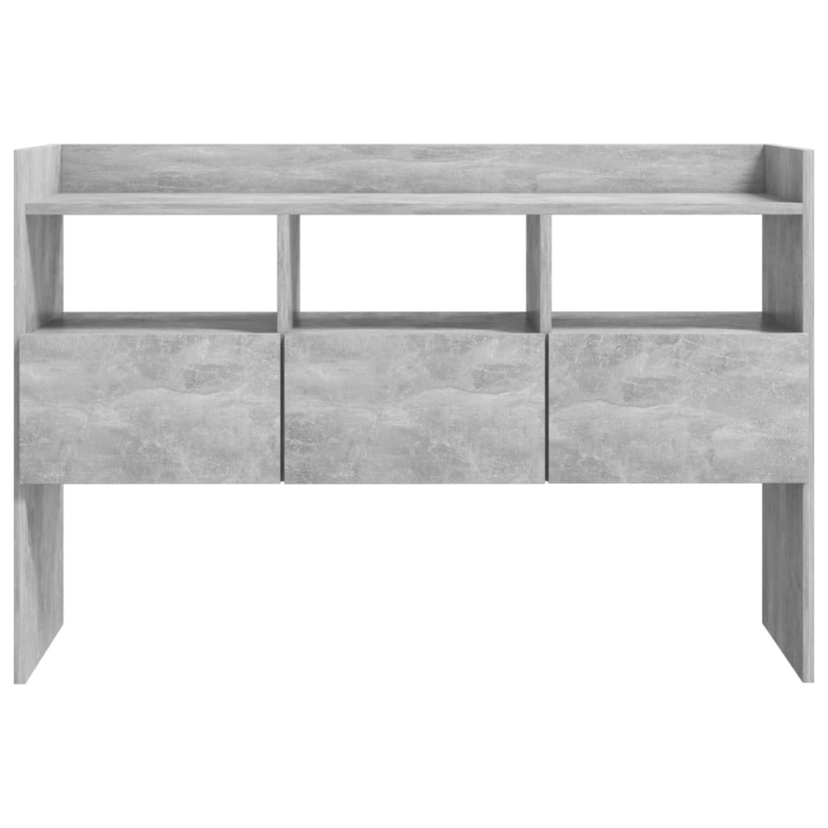 vidaXL Μπουφές Γκρι Σκυροδέματος 105 x 30 x 70 εκ. από Μοριοσανίδα