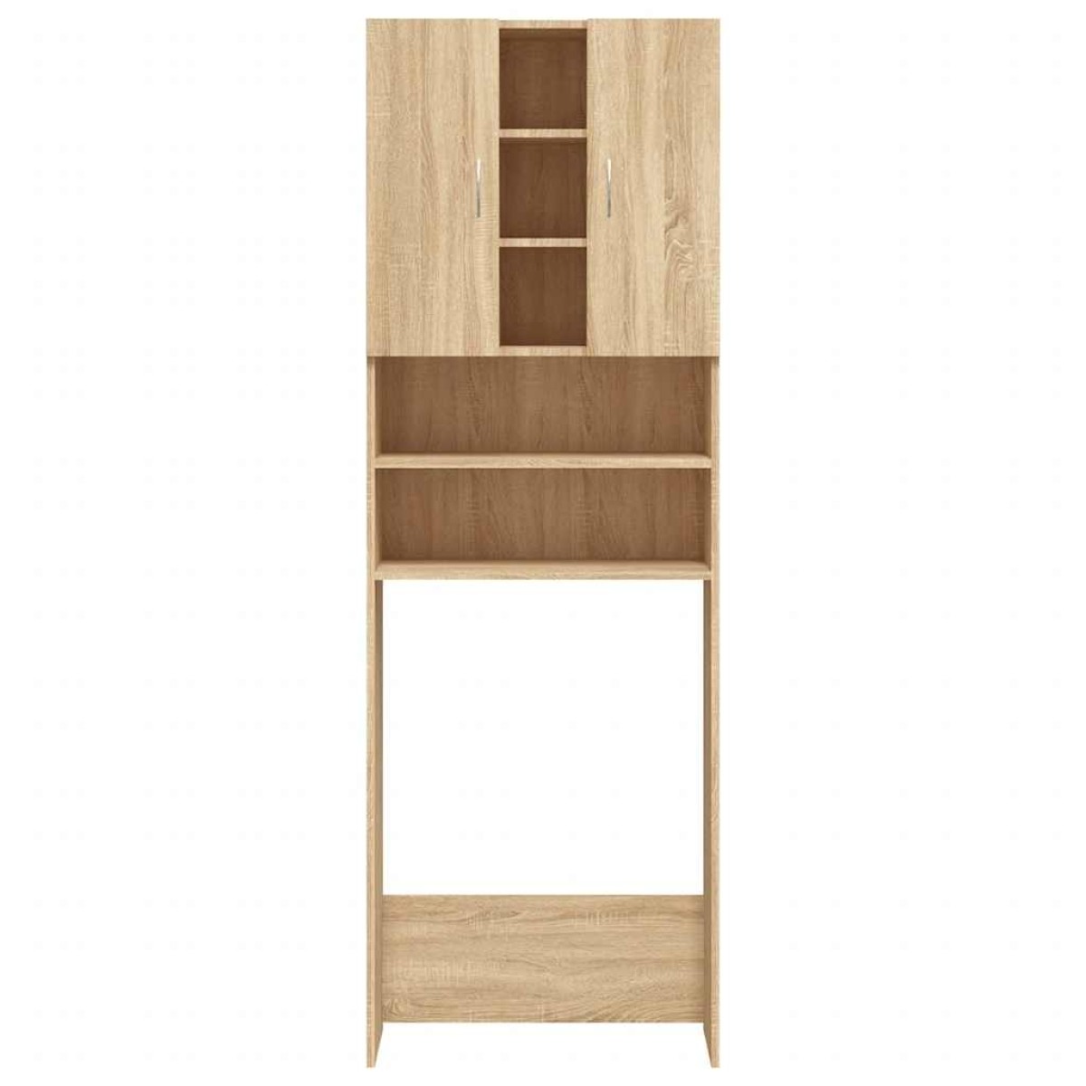 vidaXL Ντουλάπι Πλυντηρίου Sonoma Δρυς 64 x 25,5 x 190 εκ.