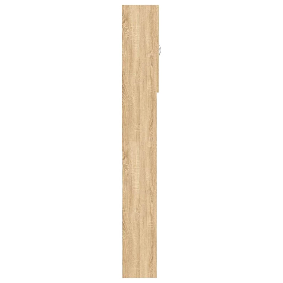 vidaXL Ντουλάπι Πλυντηρίου Sonoma Δρυς 64 x 25,5 x 190 εκ.