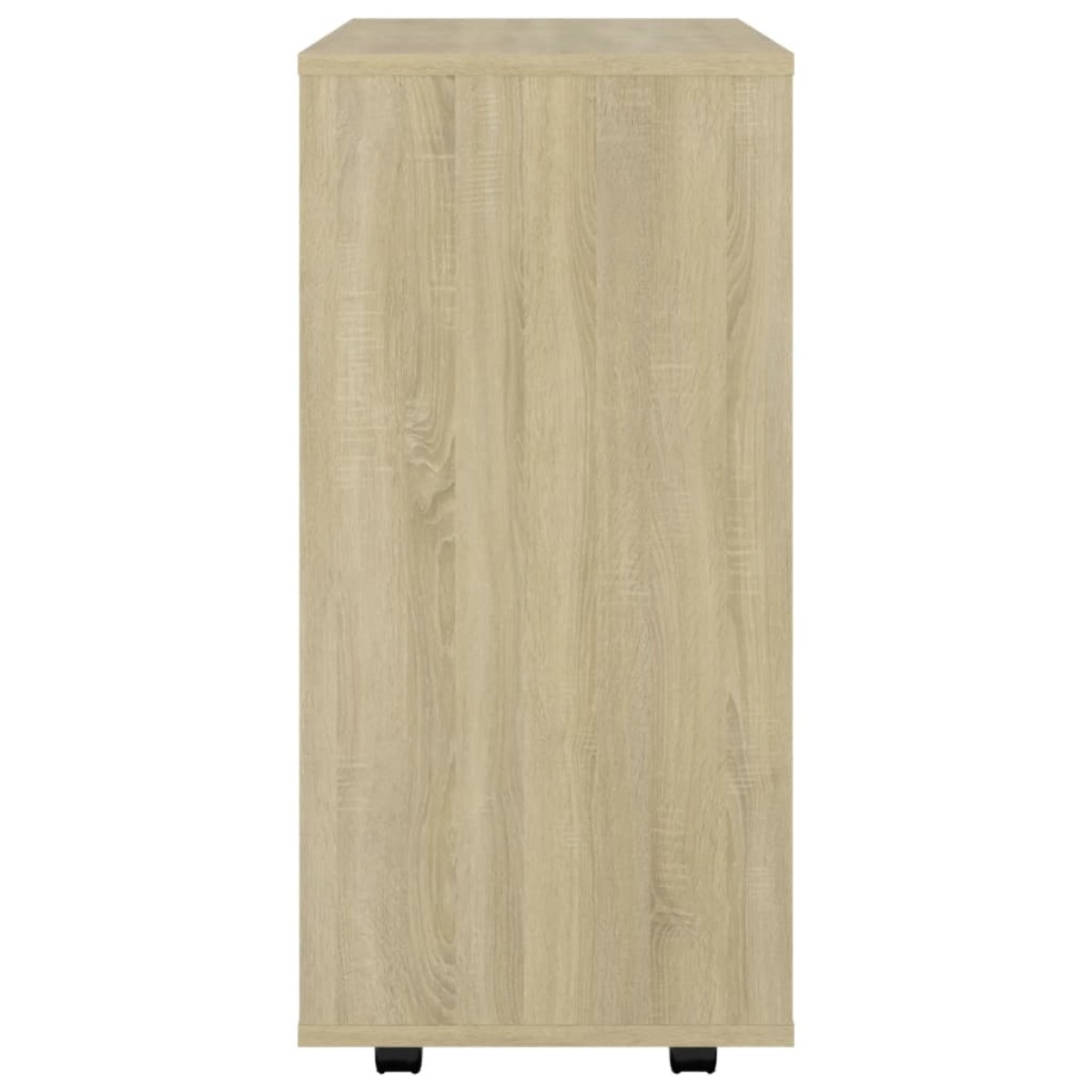 vidaXL Ντουλάπι Τροχήλατο Sonoma Δρυς 60 x 35 x 75 εκ. από Μοριοσανίδα