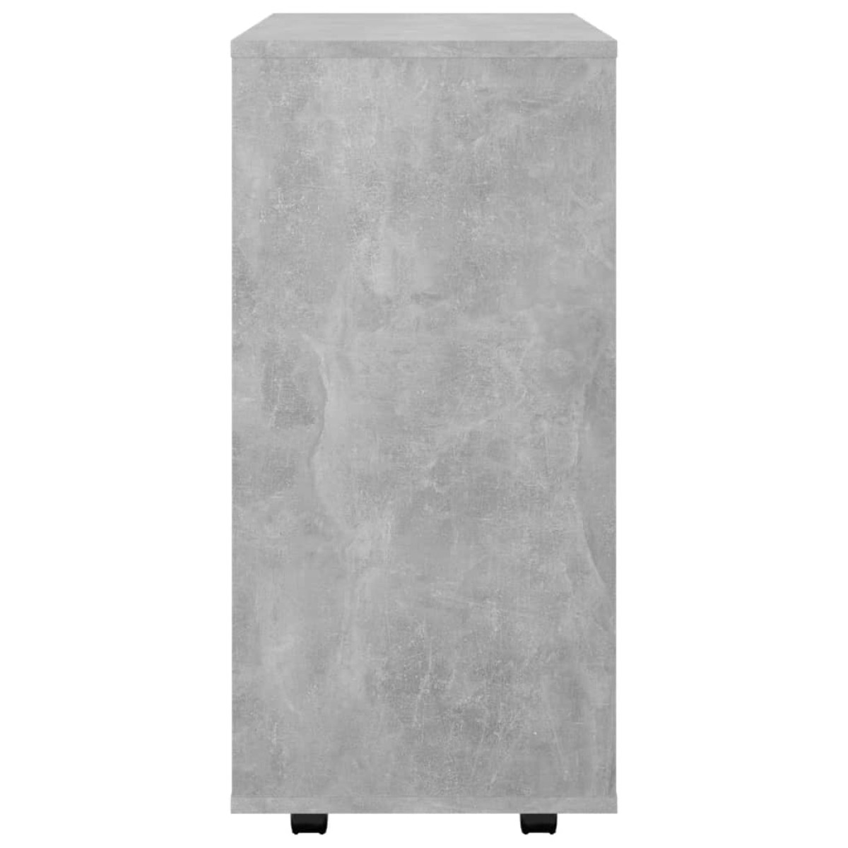 vidaXL Ντουλάπι Τροχήλατο Γκρι Σκυρ. 60 x 35 x 75 εκ. από Μοριοσανίδα