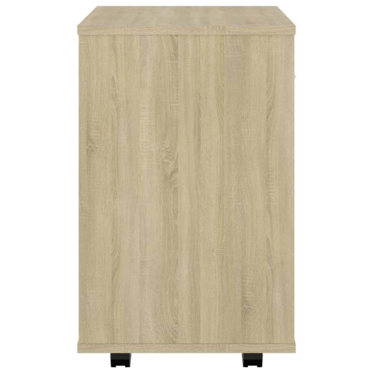 vidaXL Ντουλάπι Τροχήλατο Sonoma Δρυς 46 x 36 x 59 εκ. από Μοριοσανίδα