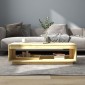 vidaXL Τραπεζάκι Σαλονιού 110 x 50 x 33,5 εκ. από Μασίφ Ξύλο Πεύκου