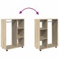 vidaXL Ντουλάπα Sonoma Δρυς 80 x 40 x 110 εκ. από Μοριοσανίδα