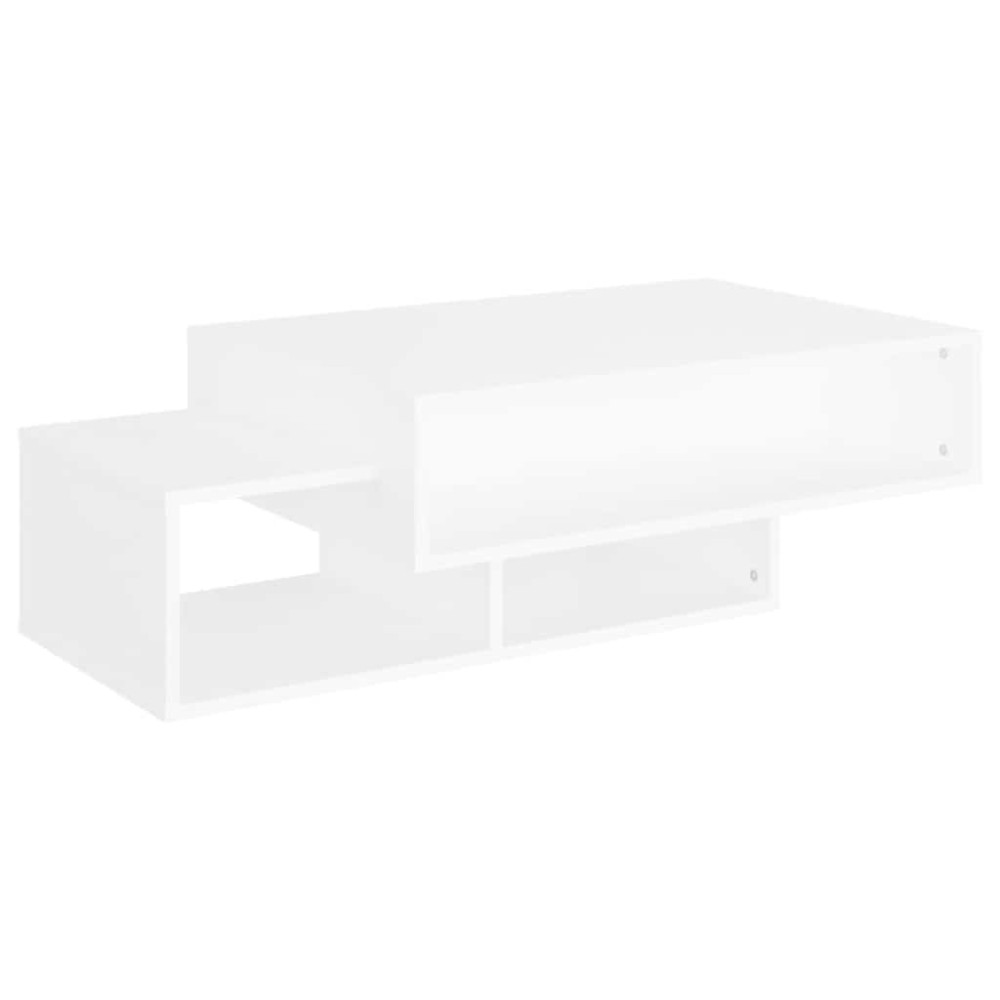 vidaXL Τραπεζάκι Σαλονιού Λευκό 105 x 55 x 32 εκ. από Επεξ. Ξύλο