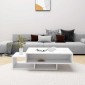 vidaXL Τραπεζάκι Σαλονιού Λευκό 105 x 55 x 32 εκ. από Μοριοσανίδα