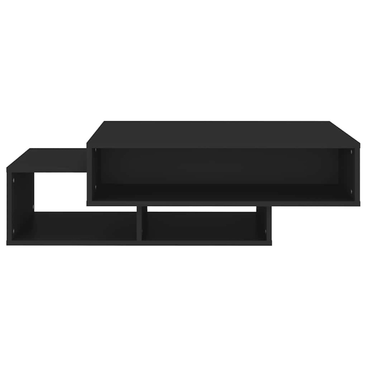 vidaXL Τραπεζάκι Σαλονιού Μαύρο 105 x 55 x 32 εκ. από Μοριοσανίδα