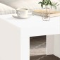 vidaXL Τραπεζάκι Σαλονιού Γυαλιστερό Λευκό 50 x 50 x 35 εκ Μοριοσανίδα