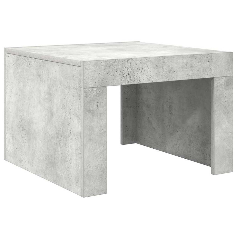vidaXL Τραπεζάκι Σαλονιού Γκρι Σκυρ. 50x50x35 εκ. Επεξεργασμένο Ξύλο