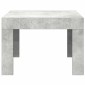 vidaXL Τραπεζάκι Καφέ Γυαλιστερό Γκρι Σκυρ. 50x50x35 εκ. Μοριοσανίδα