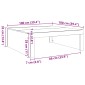 vidaXL Τραπεζάκι Σαλονιού Λευκό 100x100x35 εκ. Μοριοσανίδα