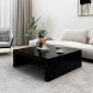 vidaXL Τραπεζάκι Σαλονιού Μαύρο 100x100x35 εκ. από Μοριοσανίδα