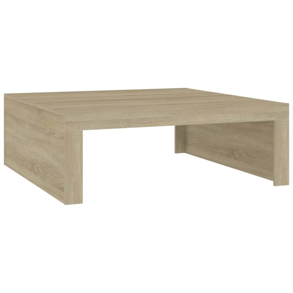 vidaXL Τραπεζάκι Σαλονιού Sonoma Δρυς 100x100x35 εκ. από Επεξ. Ξύλο