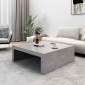 vidaXL Τραπεζάκι Σαλονιού Γκρι Σκυρ. 100 x 100 x 35 εκ. Μοριοσανίδα