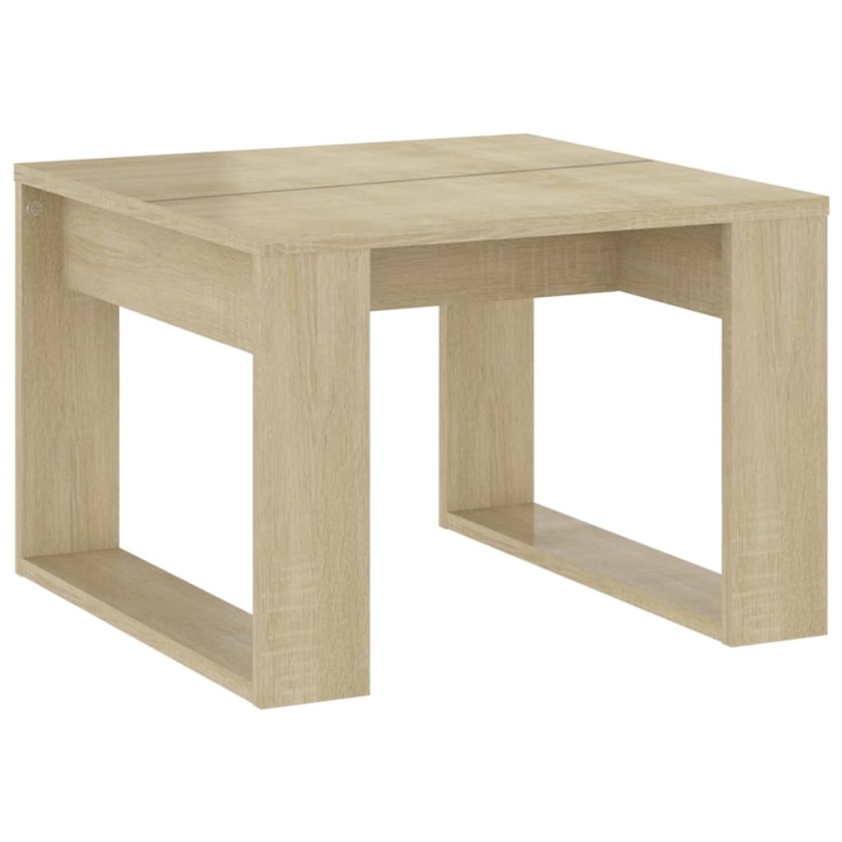 vidaXL Τραπέζι Βοηθητικό Sonoma Δρυς 50 x 50 x 35 εκ. από Μοριοσανίδα