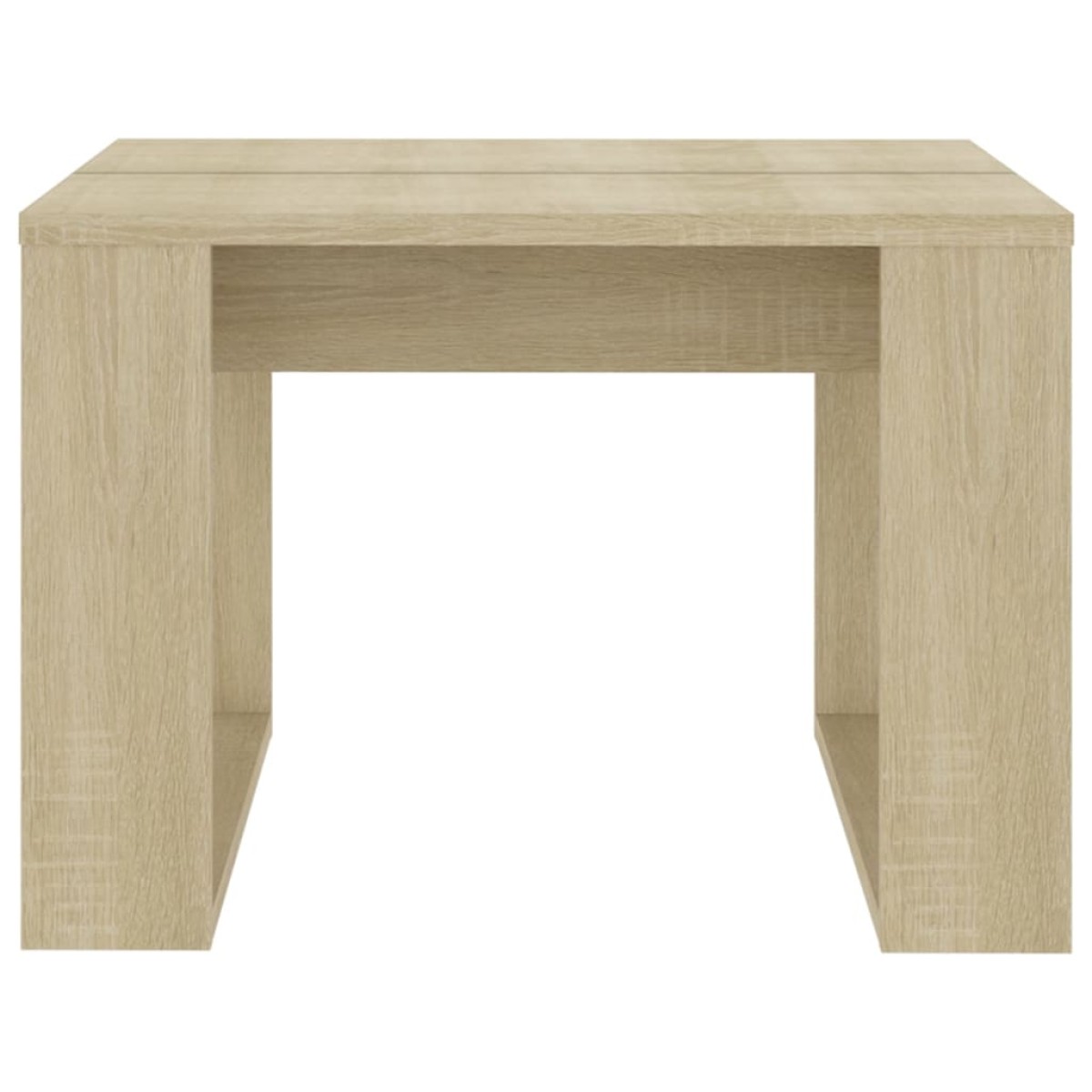 vidaXL Τραπέζι Βοηθητικό Sonoma Δρυς 50 x 50 x 35 εκ. από Μοριοσανίδα