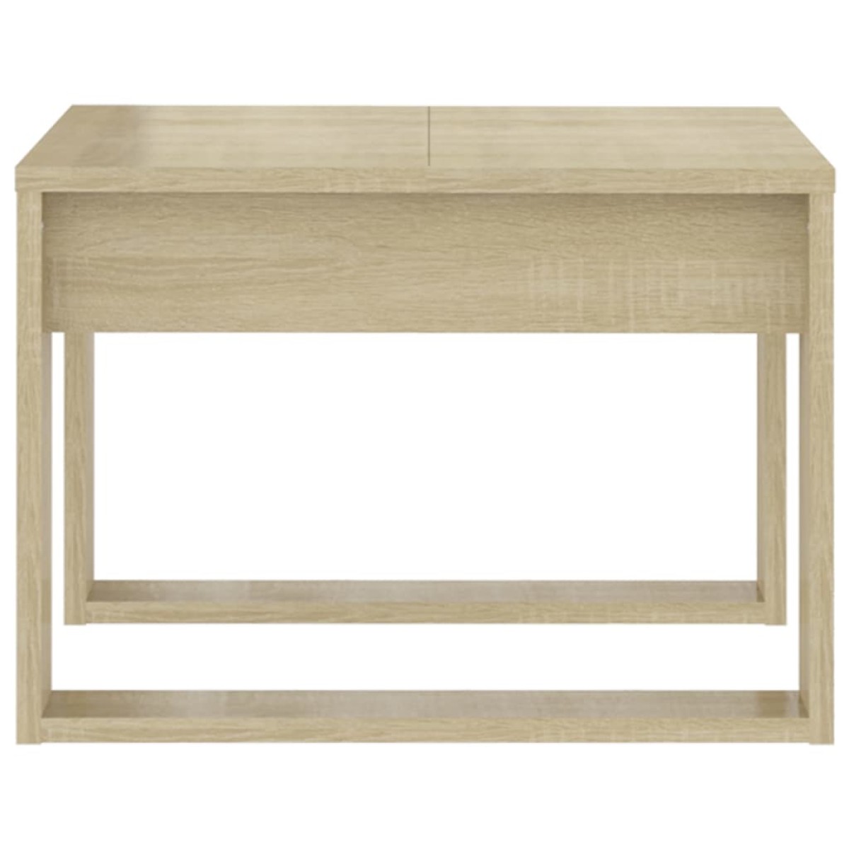 vidaXL Τραπέζι Βοηθητικό Sonoma Δρυς 50 x 50 x 35 εκ. από Μοριοσανίδα