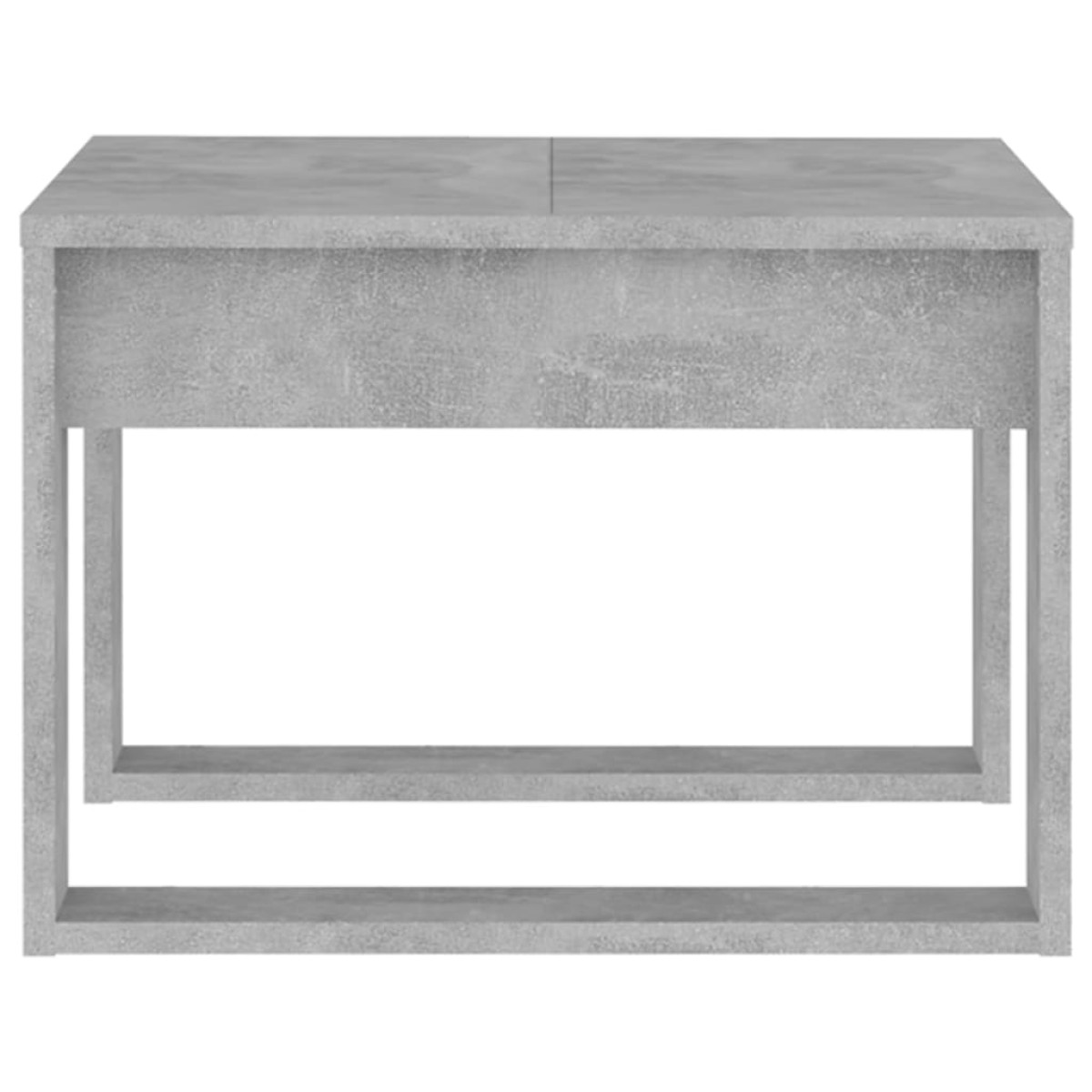 Τραπέζι Βοηθητικό Γκρι Σκυρ. 50 x 50 x 35 εκ. από Μοριοσανίδα