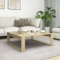vidaXL Τραπεζάκι Σαλονιού Sonoma Δρυς 100x100x35 εκ. από Μοριοσανίδα