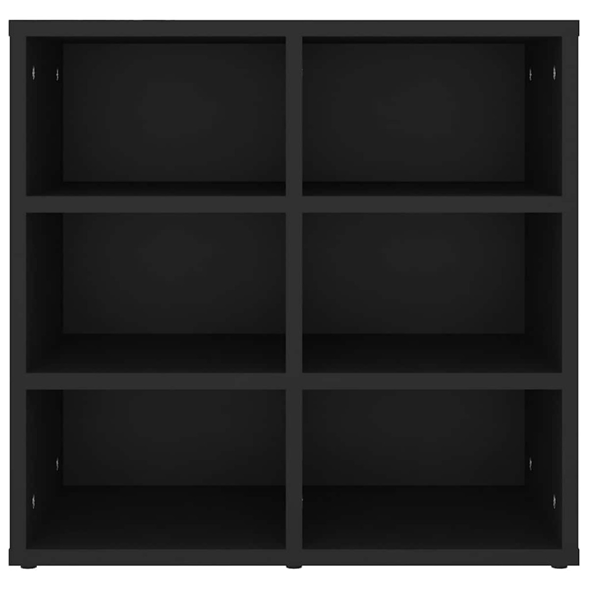 vidaXL Παπουτσοθήκες 2 τεμ. Μαύρες 52,5 x 30 x 50 εκ.
