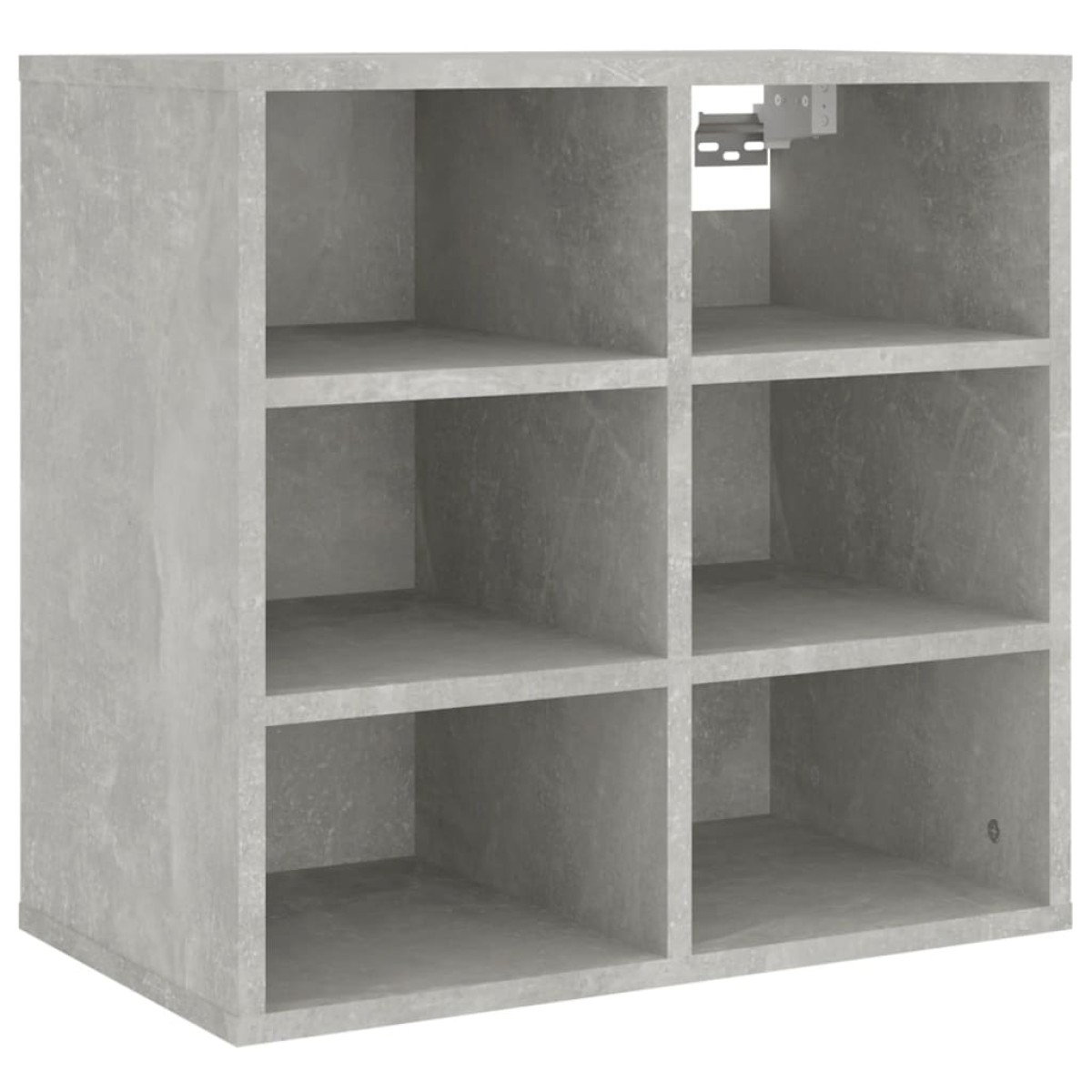 vidaXL Παπουτσοθήκη Γκρι σκυροδέματος 52,5 x 30 x 50 εκ.