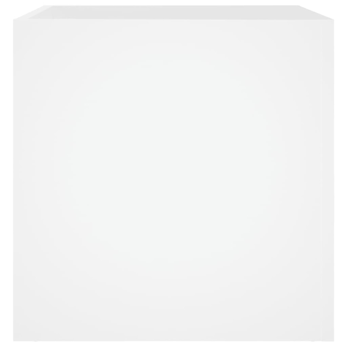 vidaXL Ζαρντινιέρα Λευκή 40 x 40 x 40 εκ. από Επεξεργασμένο Ξύλο